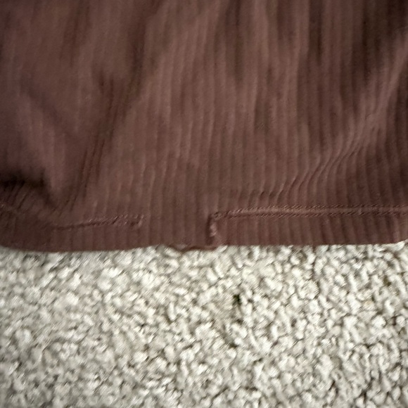 Lululemon Java Align Rouched Ribbed Cropped Top - Picture 5 of 6